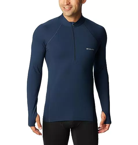 Couche de base à manches longues demi-zippé pour Homme