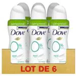 Dove Déodorant Femme Spray Compressé 0% Original, anti-irritation