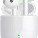 Écouteurs Bluetooth 5.3, Écouteur sans Fil Stéréo Microphone Intégré Casque Bluetooth Sport Étanche Charge Ultra-Rapide USB-C Toucher Intelligent pour iPhone Huawei Samsung