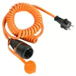 Electraline 01745 Câble d'extension électrique spiralé 5M