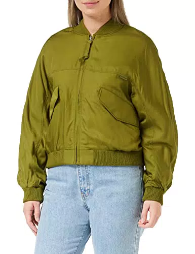 G-STAR RAW Everyday Bomber Overshirt Femme ,Vert
