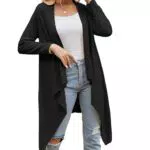 GRACE KARIN Cardigan à manches longues ouvert sur le devant pour femme - Coupe décontractée - Élégant - En tricot - Pour l'hiver