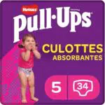HUGGIES Pull-Ups Explorers - Couches d'apprentissage Fille 1.5-3 ans - ludique et pédagogique - facile à mettre et à enlever - technologie absorbante éducative - protection optimale - motifs Disney