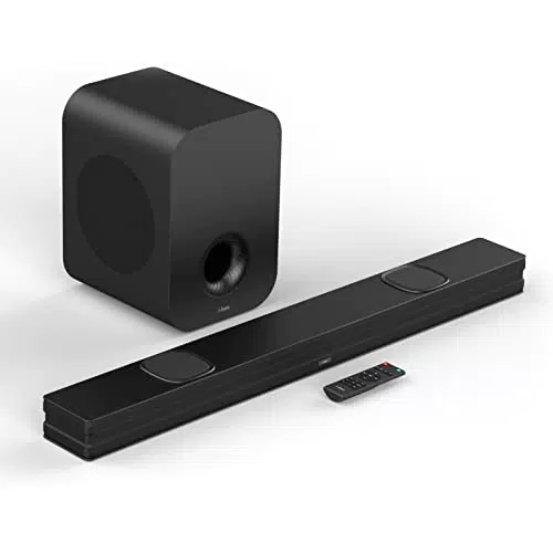 i-box Barre de Son TV 150W avec Subwoofer, Bluetooth 5.0