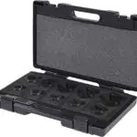 KS Tools 913.1300 - Coffret de douilles à tuyauter 19-46 mm - Type QFC - 12 pans - Serrage et Désserrage de raccords de conduites - En Acier Spécial - 10 pièces
