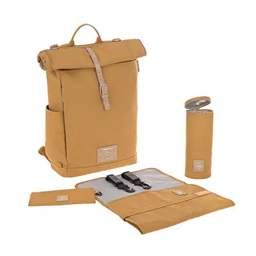 LÄSSIG Green Label Sac à Dos Rolltop curry