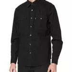 Levi's Barstow Western Standard Chemise Homme, Marble Black Denim Rinse