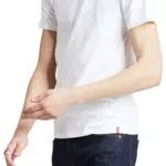 Levi's Homme T-Shirt, Two-pack Tee Blanc plus Blanc
