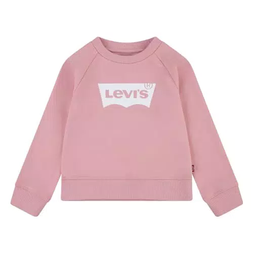 Levi's Lvg Key Item Logo Crew Fille, Glaçage Rose, 10 Ans