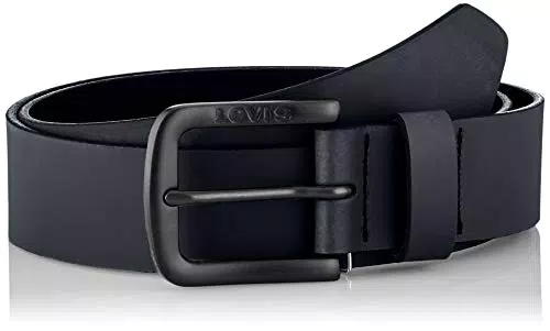 Levi's Seine Metal Ceinture, Regular Black, 95 Homme