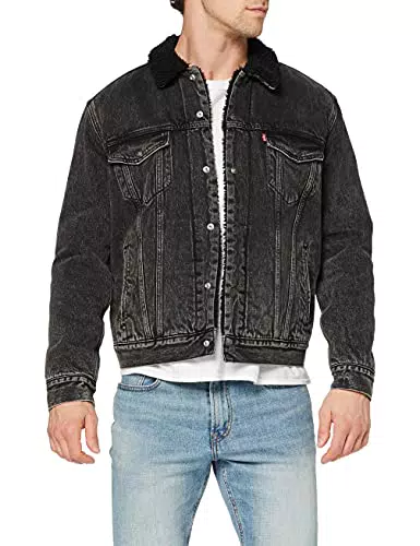 Levi's Type 3 Sherpa Trucker Veste Homme, Roadster