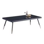 M2 Kollektion Rome 2 Table Basse, Métal Verre, Anthracite