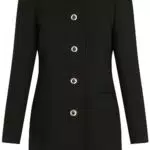 Morgan 232-gpera Manteau, Noir, 38 Femme