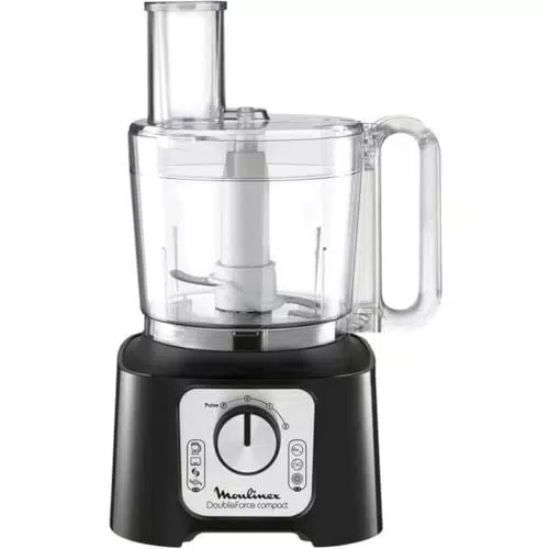 MOULINEX ROBOT DOUBLE FORCE COMPACT NOIR Robot multifonction + 9 accessoires FP546811