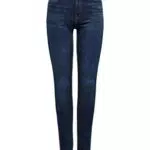Only ONLBLUSH Mid SK AK RAW DNM REA1467 Noos Jeans, Femme