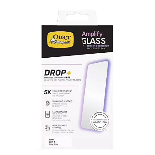 Otterbox Protecteur d'écran Amplify Glass pour iPhone 14 / iPhone 13 / iPhone 13 Pro