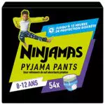 Pampers Ninjamas Couches-Culottes pour Pipi au Lit, Taille 8 à 12 ans