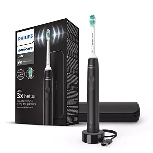 Philips Sonicare Série 3100 Brosse à dents électrique sonique avec capteur de pression intégré