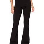 PIECES PCHIGHSKIN Flared Pant BLC Noos BC Mous, Noir