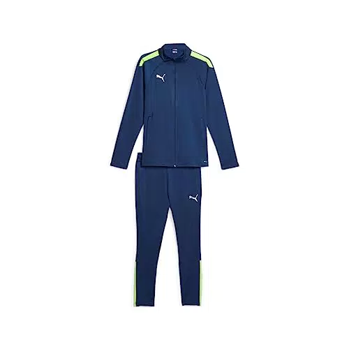 PUMA Survêtement Teamliga Homme, Bleu Persan-Vert Pro
