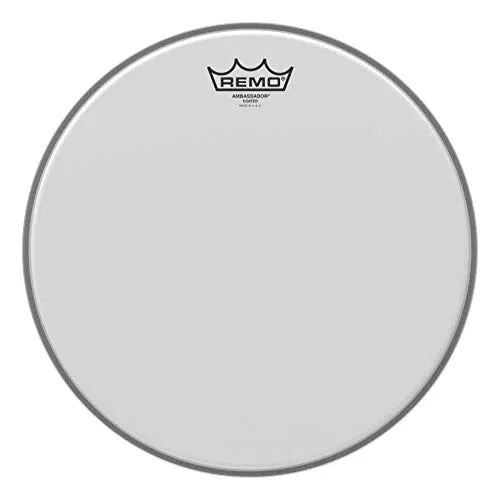 Remo BA-0113-00 Ambassador Peau Sablée 13" Blanc