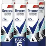 Rexona Déodorant Femme Spray AntiTranspirant 72H Invisible Aqua 200ml LOT DE 6