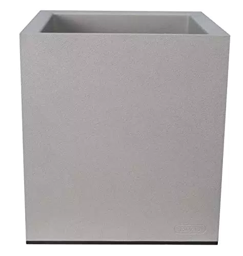 Riviera Pot à Bac Granit, 40cm x 40cm, Stone