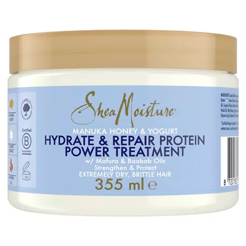 SheaMoisture Masque pour Cheveux Manuka Honey & Yoghurt Treatment - Pot de 355ml