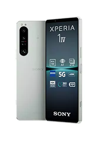 Sony Xperia 1 IV - Smartphone Android, Téléphone Portable 6.5 Pouces 21:9 CinemaWide 4K HDR OLED - Taux de rafraichissement de 120Hz - Véritable Zoom Optique - rêvetement Zeiss T*