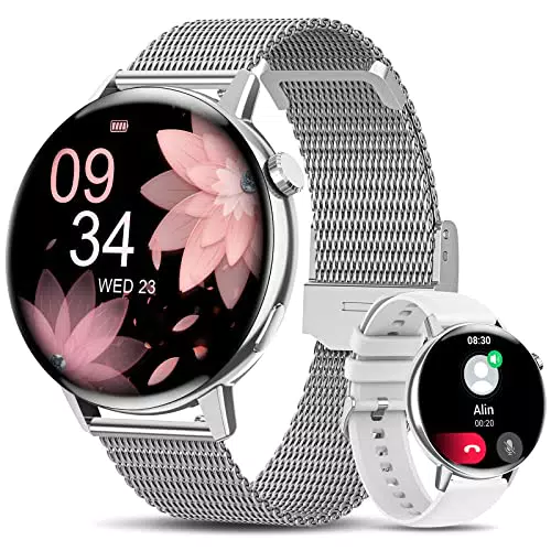 SWGOTA Montre Connectée Femme 2023 avec Appels Numérotation Bluetooth 5.1