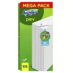 Swiffer Balai Attrape-Poussière Recharges Lingettes Sèches 68 Unités