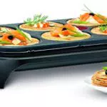 Tefal Crêpière électrique, 6 empreintes, Revêtement antiadhésif