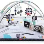 Tiny Love Black & White Tapis d'éveil, Tapis de Jeu Musical Bébé 2-en-1