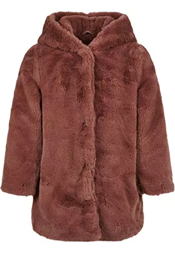 Urban Classics Manteau en Peluche à Capuche pour Fille Jacket
