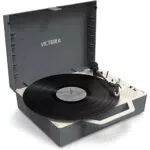Victrola Re-Spin Tourne-Disque Valise Durable avec Diffusion des vinyles sur Haut-parleurs par Bluetooth