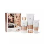 Wella Professionals Coffret Fusion shampoing, après-shampoing & masque réparation intense pour cheveux abîmés jusqu'à 95% plus résistants à la casse 250ml + 200ml + 75ml