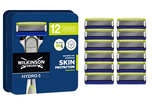 Wilkinson Sword Hydro 5 Skin Protection Sensitive, 12 lames de rasoir