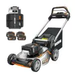 WORX NITRO-Tondeuse à gazon Brushless sans fil 80V-4