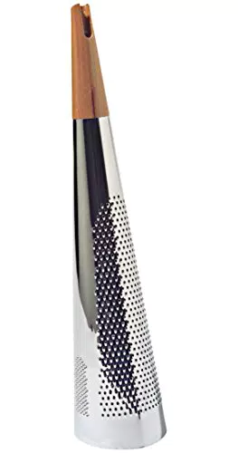 Alessi RS08 Todo - Râpe à Fromage et Noix de Muscade Design Géant en Acier Poli et Bois