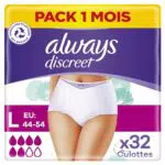 Always Discreet, Serviettes Fuites Urinaires, Long plus