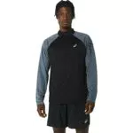 ASICS Icon LS 1/2 Zip Sweatshirt, Performance Black/Carrier Grey