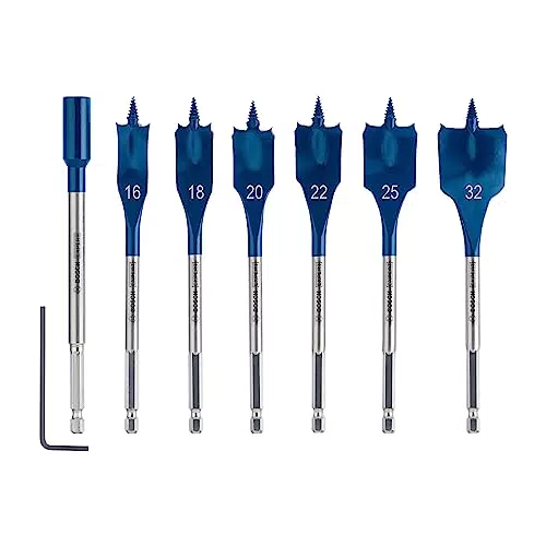 Bosch Professional Coffret de 7x mèches plates Expert SelfCut Speed