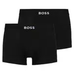 BOSS Hommes Trunk 2P Gift Lot de Deux Boxers Courts en Coton Stretch avec Taille à Logo