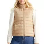 C&A Doudoune sans manches Femmes beige clair 50