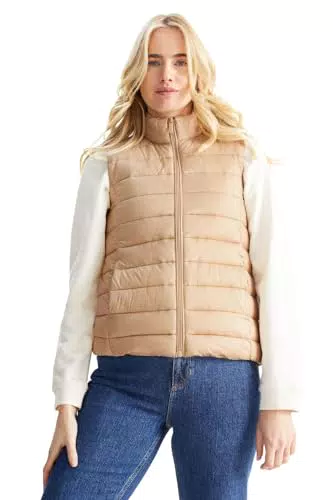 C&A Doudoune sans manches Femmes beige clair 50