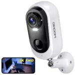 DIHOOM 3MP Camera Surveillance WiFi Exterieure sans Fil Batterie