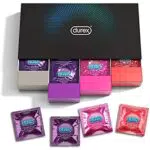 Durex FUN EXPLOSION - 40 Préservatifs - Ultra Fins - Extra Lubrifiés - Texturés - Boîte Design