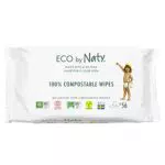 ECO by Naty Lingettes Bébé à l’aloe vera - Lingettes écologiques à base de plantes
