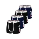 Fila Boxer Homme Coton, Calecon Homme, Maille Aérée