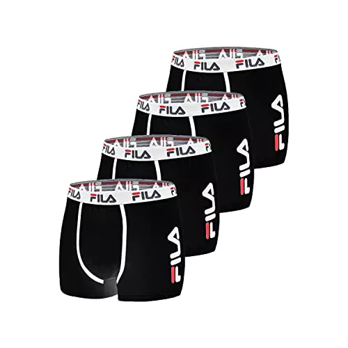 Fila Boxer Homme Coton, Calecon Homme, Maille Aérée